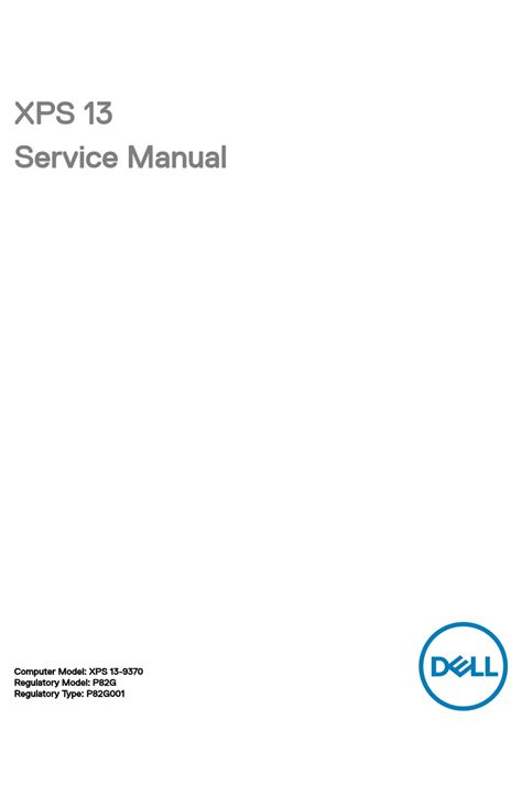 dell service manual|XPS 13 Service Manual .